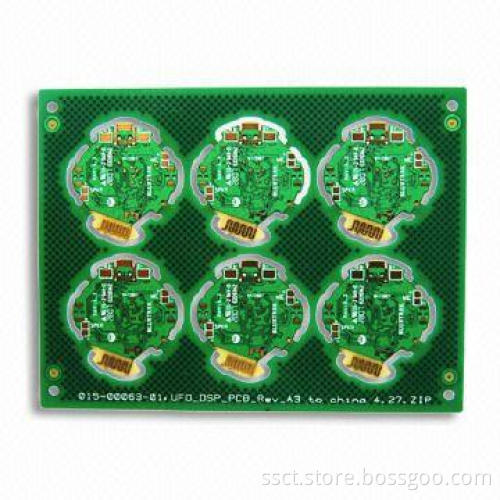 Multilayer PCB with Gold Plating Surface Finish, Suitable for Bluetooth Earphone
